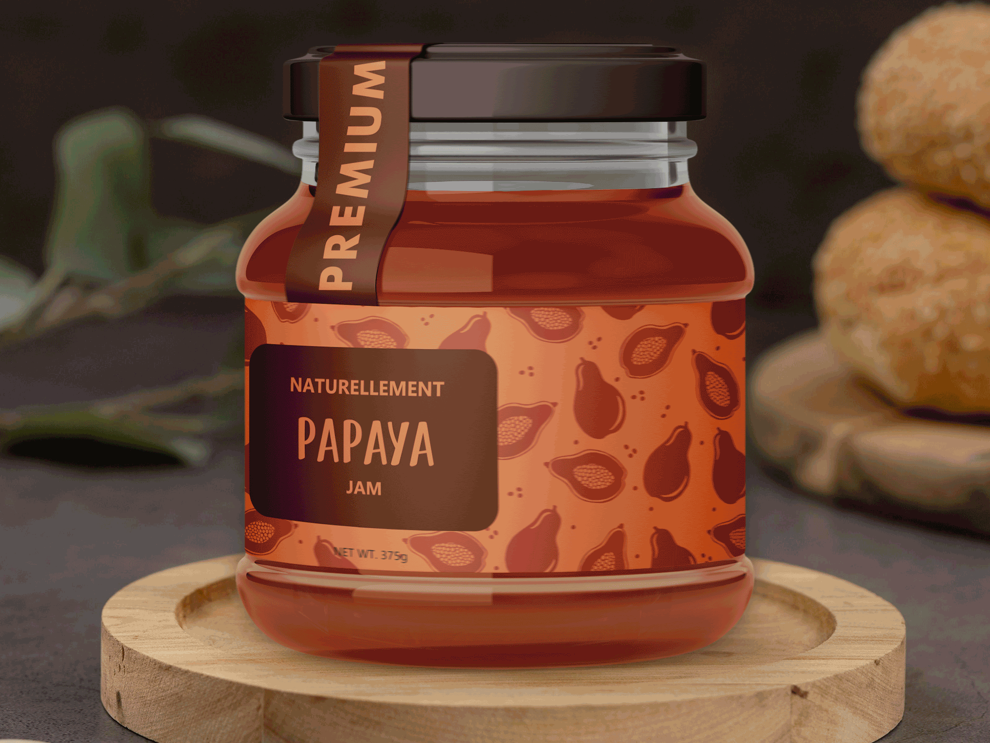 Naturellement Jam - Package Design